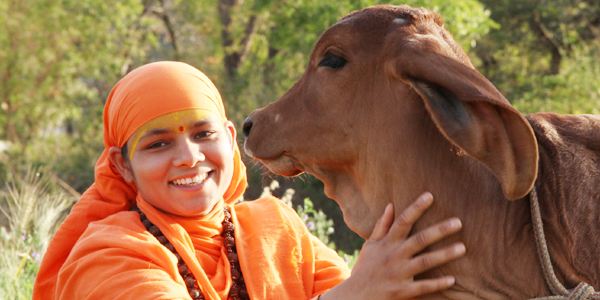 गौ सेविका साध्वी आराधना गोपाल सरस्वती दीदी जी